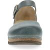 Dansko Mae Mary Jane for Women – Dual-Density Cork/EVA Midsole and Lightweight Rubber Outsole Provide Durable and Comfortable Ride on Patented Stapled Construction(Denim)