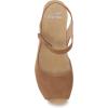 Dansko Marcy Slip-On Wedge Sandal for Women – Comfortable Wedge Shoes with Arch Support -Adjustable Hook & Loop Strap – Versatile Casual to Dressy Footwear – Lightweight Rubber Outsole(Tan)