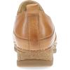 Dansko Meara Slip-On Shoe for Women – Dual-Density Cork/EVA Midsole and Lightweight Rubber Outsole Provide Durable and Comfortable Ride on Patented Stapled Construction(Tan)
