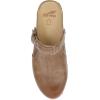 Dansko Millie Women’s Slingback Swivel Strap Leather Clogs –Slip-Resistant Work and Dress Clog with Arch Support & Cushioned Footbed(Tan)