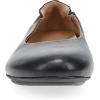 Dansko Mollie Slip-On Ballerina Flats for Women – Built-in Wedge with Arch Support – Versatile Casual to Dressy Footwear – Lightweight Rubber Outsole(Black)