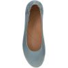 Dansko Mollie Slip-On Ballerina Flats for Women – Built-in Wedge with Arch Support – Versatile Casual to Dressy Footwear – Lightweight Rubber Outsole(Denim)
