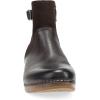 Dansko Monique Women’s Equestrian-Inspired Ankle Bootie -Leather & Suede Low-Heel Boot with Classic Hardware and All-Day Comfort & Support(Chocolate)