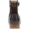 Dansko Monique Women’s Equestrian-Inspired Ankle Bootie -Leather & Suede Low-Heel Boot with Classic Hardware and All-Day Comfort & Support(Chocolate)