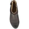 Dansko Monique Women’s Equestrian-Inspired Ankle Bootie -Leather & Suede Low-Heel Boot with Classic Hardware and All-Day Comfort & Support(Chocolate)