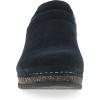 Dansko Muriel Women’s Quilted Suede Ankle Bootie –Cozy Slip-On Boot with Cushioned Cork Midsole and Lightweight Rubber Outsole(Black)