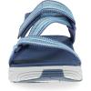Dansko Rayna Fully Adjustable Sport Sandal for Women – Lightweight EVA Midsole and Rubber Outsole – Natural Arch Technology for Added Support – Hook and Loop Closure(Blue Multi)
