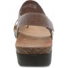 Dansko Reece Sandal for Women – Memory Foam and Cork Footbed for Comfort and Arch Support – Lightweight Rubber Outsole for Long-Lasting Wear with Hook & Loop Strap(Stone)