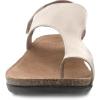 Dansko Reece Sandal for Women – Memory Foam and Cork Footbed for Comfort and Arch Support – Lightweight Rubber Outsole for Long-Lasting Wear with Hook & Loop Strap(Linen)