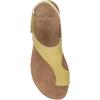 Dansko Reece Sandal for Women – Memory Foam and Cork Footbed for Comfort and Arch Support – Lightweight Rubber Outsole for Long-Lasting Wear with Hook & Loop Strap(Lemonade)