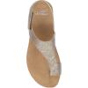 Dansko Reece Sandal for Women – Memory Foam and Cork Footbed for Comfort and Arch Support – Lightweight Rubber Outsole for Long-Lasting Wear with Hook & Loop Strap(Bronze)