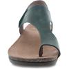 Dansko Reece Sandal for Women – Memory Foam and Cork Footbed for Comfort and Arch Support – Lightweight Rubber Outsole for Long-Lasting Wear with Hook & Loop Strap(Green)