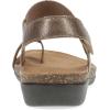 Dansko Reece Sandal for Women – Memory Foam and Cork Footbed for Comfort and Arch Support – Lightweight Rubber Outsole for Long-Lasting Wear with Hook & Loop Strap(Bronze)