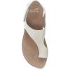 Dansko Reece Sandal for Women – Memory Foam and Cork Footbed for Comfort and Arch Support – Lightweight Rubber Outsole for Long-Lasting Wear with Hook & Loop Strap(Linen)
