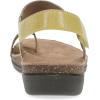Dansko Reece Sandal for Women – Memory Foam and Cork Footbed for Comfort and Arch Support – Lightweight Rubber Outsole for Long-Lasting Wear with Hook & Loop Strap(Lemonade)