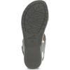 Dansko Reece Sandal for Women – Memory Foam and Cork Footbed for Comfort and Arch Support – Lightweight Rubber Outsole for Long-Lasting Wear with Hook & Loop Strap(Pewter)