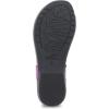 Dansko Reece Sandal for Women – Memory Foam and Cork Footbed for Comfort and Arch Support – Lightweight Rubber Outsole for Long-Lasting Wear with Hook & Loop Strap(Magenta)