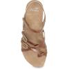Dansko Roslyn Sandal for Women – Memory Foam and Cork Footbed for Comfort and Arch Support – Lightweight Rubber Outsole for Long-Lasting Wear –Versatile Casual to Dressy Footwear(Tan)