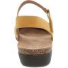 Dansko Rowan Sandal for Women – Memory Foam and Cork Footbed for Comfort and Arch Support – Lightweight Rubber Outsole for Long-Lasting Wear – Versatile Casual to Dressy Footwear(Mustard)