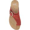 Dansko Rylee Sandal for Women – Memory Foam and Cork Footbed for Comfort and Arch Support – Lightweight Rubber Outsole for Long-Lasting Wear(Cayenne Suede)