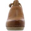 Dansko Sassy Stylish Upfront Closed Toe for Women – Energy-Return Footbed with Added Arch Support – Lightweight PU Outsole for Long-Lasting Wear – Great for All-Seasons Style(Tan Leather)