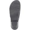Dansko Sassy Stylish Upfront Closed Toe for Women – Energy-Return Footbed with Added Arch Support – Lightweight PU Outsole for Long-Lasting Wear – Great for All-Seasons Style(Black Leather)