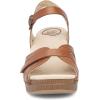 Dansko Season Stylish Sandal for Women – Lightweight with Added Arch Support – Durable PU Outsole for Long-Lasting Wear and Comfort(Camel Full Grain)