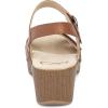 Dansko Season Stylish Sandal for Women – Lightweight with Added Arch Support – Durable PU Outsole for Long-Lasting Wear and Comfort(Camel Full Grain)