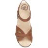 Dansko Season Stylish Sandal for Women – Lightweight with Added Arch Support – Durable PU Outsole for Long-Lasting Wear and Comfort(Camel Leather)