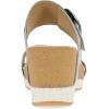 Dansko Shannon Slip-On Wedge Sandal for Women – Cork/EVA Wedge with Arch Support -Fully Adjustable Straps-Versatile Casual to Dressy Footwear(Snake Ivory)