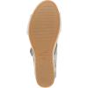 Dansko Shannon Slip-On Wedge Sandal for Women – Cork/EVA Wedge with Arch Support -Fully Adjustable Straps-Versatile Casual to Dressy Footwear(Snake Ivory)