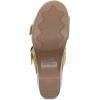 Dansko Sophie Slip-On Sandal for Women – Lightweight with Added Arch Support – Durable PU Outsole for Long-Lasting Wear and Comfort(Yellow Milled Nubuck)