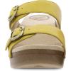 Dansko Sophie Slip-On Sandal for Women – Lightweight with Added Arch Support – Durable PU Outsole for Long-Lasting Wear and Comfort(Yellow Milled Nubuck)