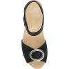 Dansko Stella Multi-Strap Wedge Sandal for Women – Cork/EVA Wedge with Arch Support -Fully Adjustable Straps-Lightweight Rubber Outsole(Black)