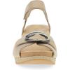 Dansko Stella Multi-Strap Wedge Sandal for Women – Cork/EVA Wedge with Arch Support -Fully Adjustable Straps-Lightweight Rubber Outsole(Sand)