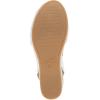 Dansko Stella Multi-Strap Wedge Sandal for Women – Cork/EVA Wedge with Arch Support -Fully Adjustable Straps-Lightweight Rubber Outsole(White Woven)