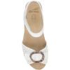 Dansko Stella Multi-Strap Wedge Sandal for Women – Cork/EVA Wedge with Arch Support -Fully Adjustable Straps-Lightweight Rubber Outsole(White Woven)