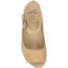 Dansko Tiana Slip-On Platform Sandal for Women – Cushioned, Contoured Footbed for All-Day Comfort and Support – Hook & Loop Strap with Buckle Detail – Lightweight Rubber Outsole(Tan)