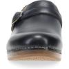 Dansko Women’s Loafer Clog Margaret Closed-Back Slip-On with Classic Hardware, Low Profile Design & All-Day Comfort(Black)