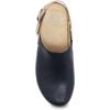 Dansko Women’s Merrin Sling-Back Mule Clog-Dual Density Cork/EVA Midsole and Lightweight Rubber Outsole Provide a Comfortable Ride on Patented Stapled Construction(Black)
