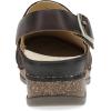 Dansko Women’s Merrin Sling-Back Mule Clog-Dual Density Cork/EVA Midsole and Lightweight Rubber Outsole Provide a Comfortable Ride on Patented Stapled Construction(Chocolate)