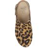 Dansko Women’s Merrin Sling-Back Mule Clog-Dual Density Cork/EVA Midsole and Lightweight Rubber Outsole Provide a Comfortable Ride on Patented Stapled Construction(Leopard)