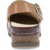 Dansko Women’s Merrin Sling-Back Mule Clog-Dual Density Cork/EVA Midsole and Lightweight Rubber Outsole Provide a Comfortable Ride on Patented Stapled Construction(Cordovan)