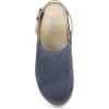 Dansko Women’s Merrin Sling-Back Mule Clog-Dual Density Cork/EVA Midsole and Lightweight Rubber Outsole Provide a Comfortable Ride on Patented Stapled Construction(Blue)