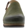 Dansko Women’s Merrin Sling-Back Mule Clog-Dual Density Cork/EVA Midsole and Lightweight Rubber Outsole Provide a Comfortable Ride on Patented Stapled Construction(Olive)