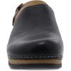 Dansko Women’s Merrin Sling-Back Mule Clog-Dual Density Cork/EVA Midsole and Lightweight Rubber Outsole Provide a Comfortable Ride on Patented Stapled Construction(Black)