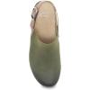 Dansko Women’s Merrin Sling-Back Mule Clog-Dual Density Cork/EVA Midsole and Lightweight Rubber Outsole Provide a Comfortable Ride on Patented Stapled Construction(Olive)