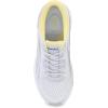 Dansko Women’s Pace Walking Shoe – Lightweight Performance Sneaker with Arch Support(White/Yellow Mesh)