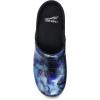 Dansko Women’s Professional Slip-On Clogs –Rocker Sole and Arch Support for Comfort-Ideal for Nursing, Food Service, Healthcare(Blue Brushed Patent)