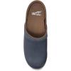 Dansko Women’s Professional Slip-On Clogs –Rocker Sole and Arch Support for Comfort-Ideal for Nursing, Food Service, Healthcare(Blue Burnished Nubuck)